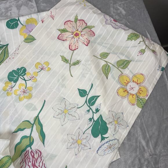 Vintage Barbara Brody For Martex Sheet Set Twin Size Bright Floral Flower Power - Picture 4 of 13